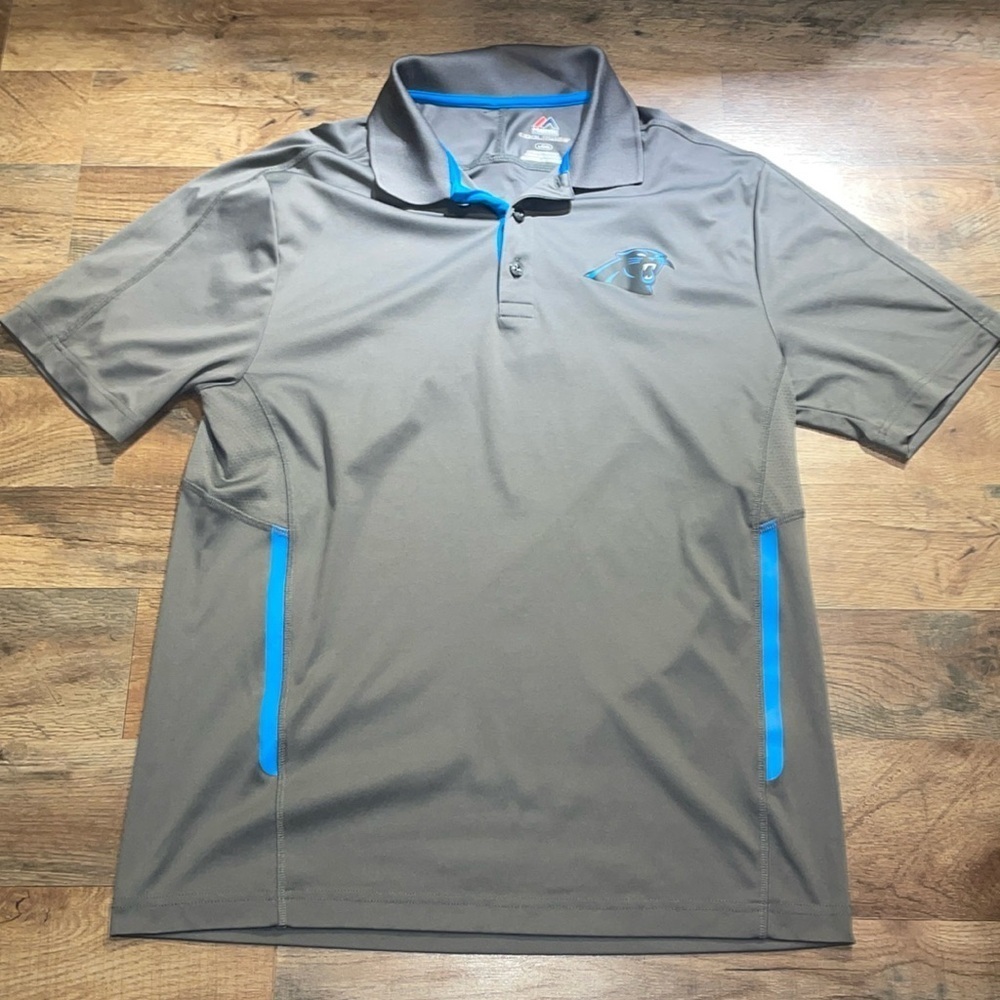 Carolina Panthers Polo. Short sleeve. Men’s size Large.